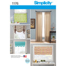Simplicity Pattern S1176 Window Treatments-1