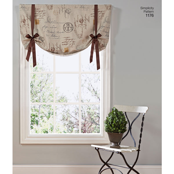 Simplicity Pattern S1176 Window Treatments