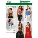Simplicity Sewing Pattern 1183 Misses’ and Plus Size Corsets-1