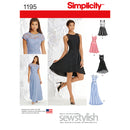 Simplicity Sewing Pattern 1195 Misses and Miss Petite Special Occasion Dress-1