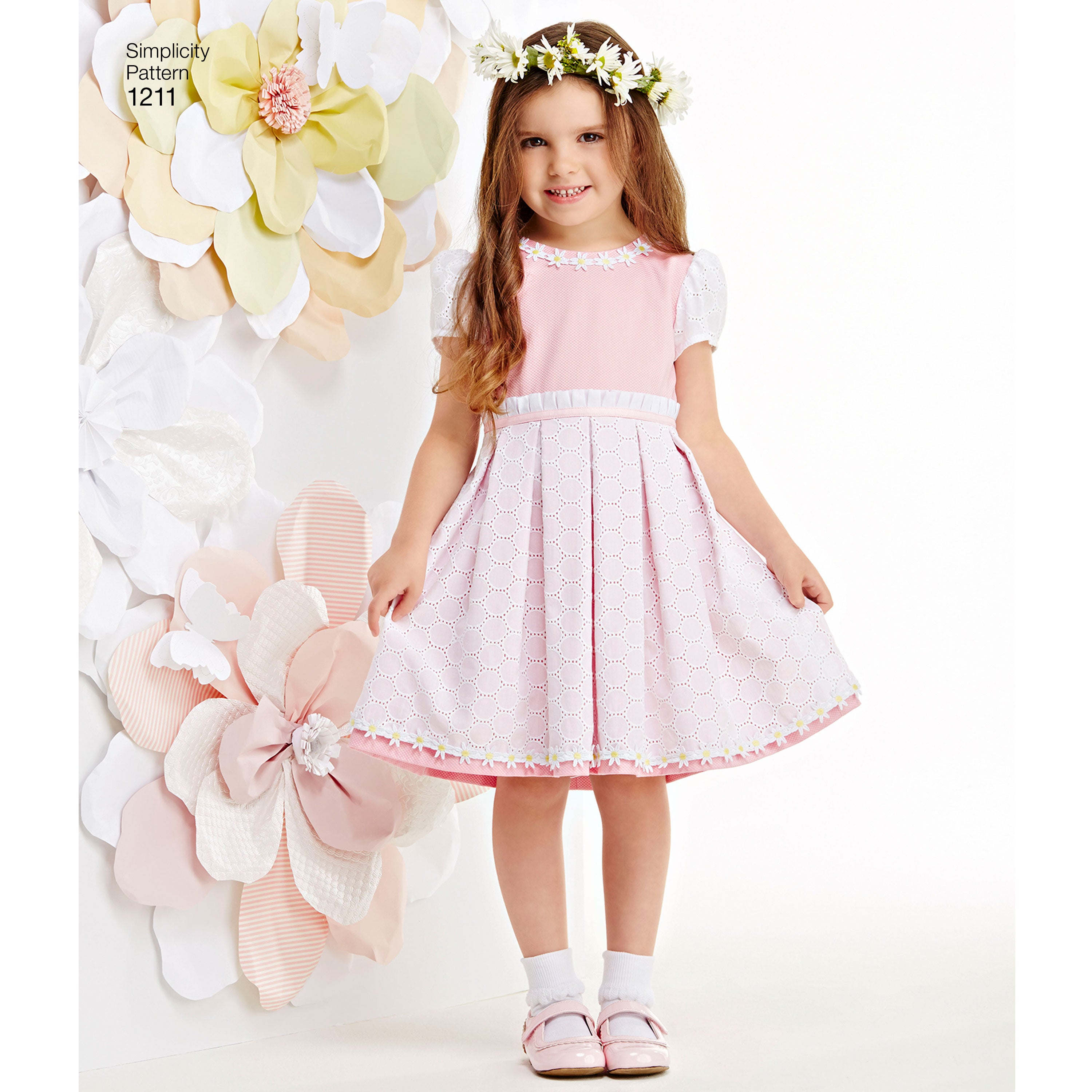 Simplicity Sewing Pattern 1211 Child’s and Girls’ Dress in two lengths - 0