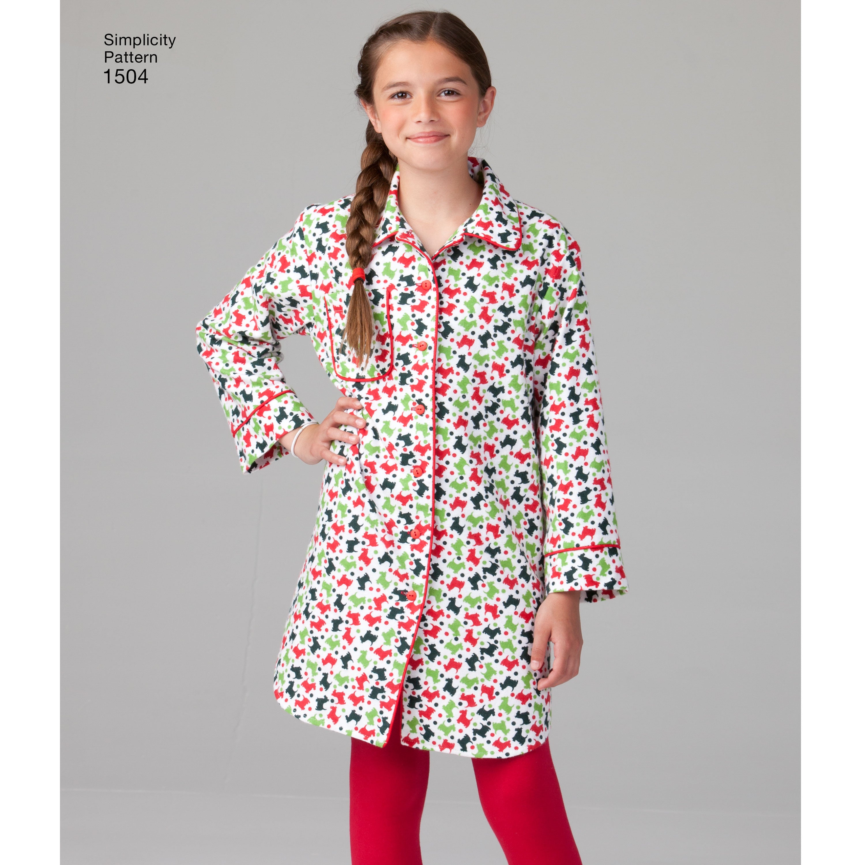 Simplicity Sewing Pattern 1504 Child’s, Teens’ and Adults’ Loungewear