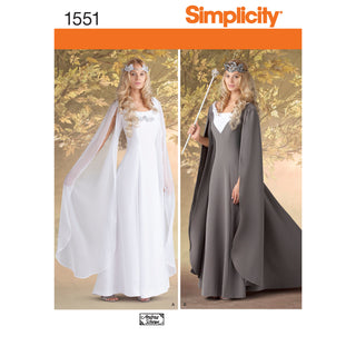 Simplicity Sewing Pattern 1551 Misses’ Costumes