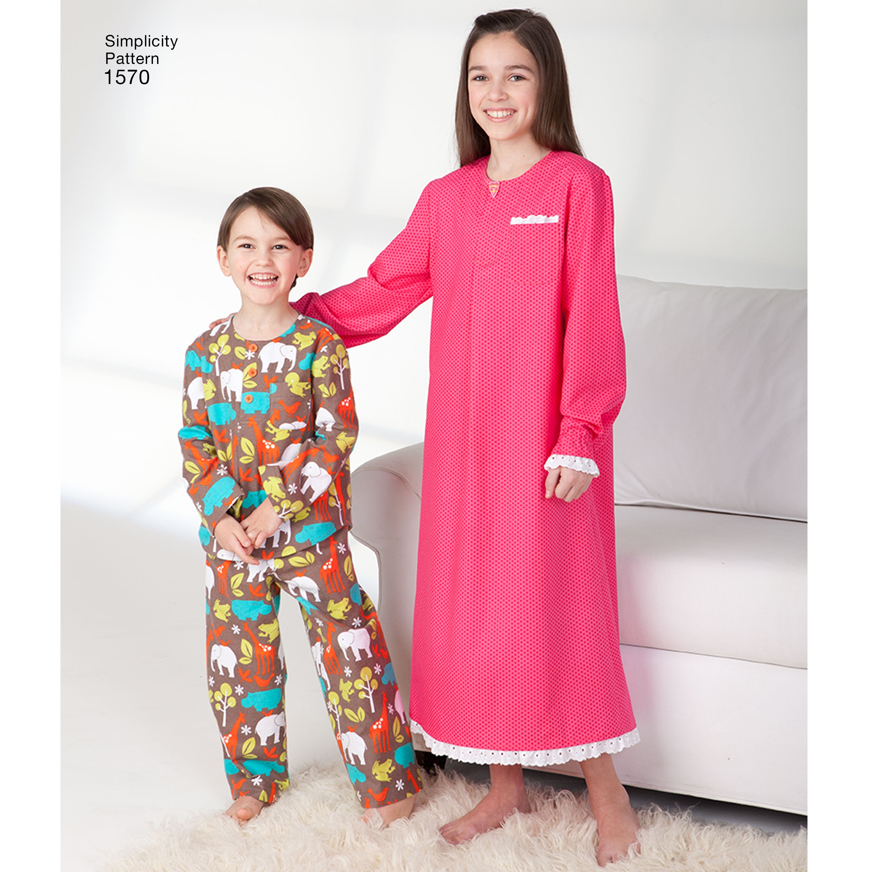 Simplicity Sewing Pattern 1570 Child’s, Girls’, and Boys’ Loungewear