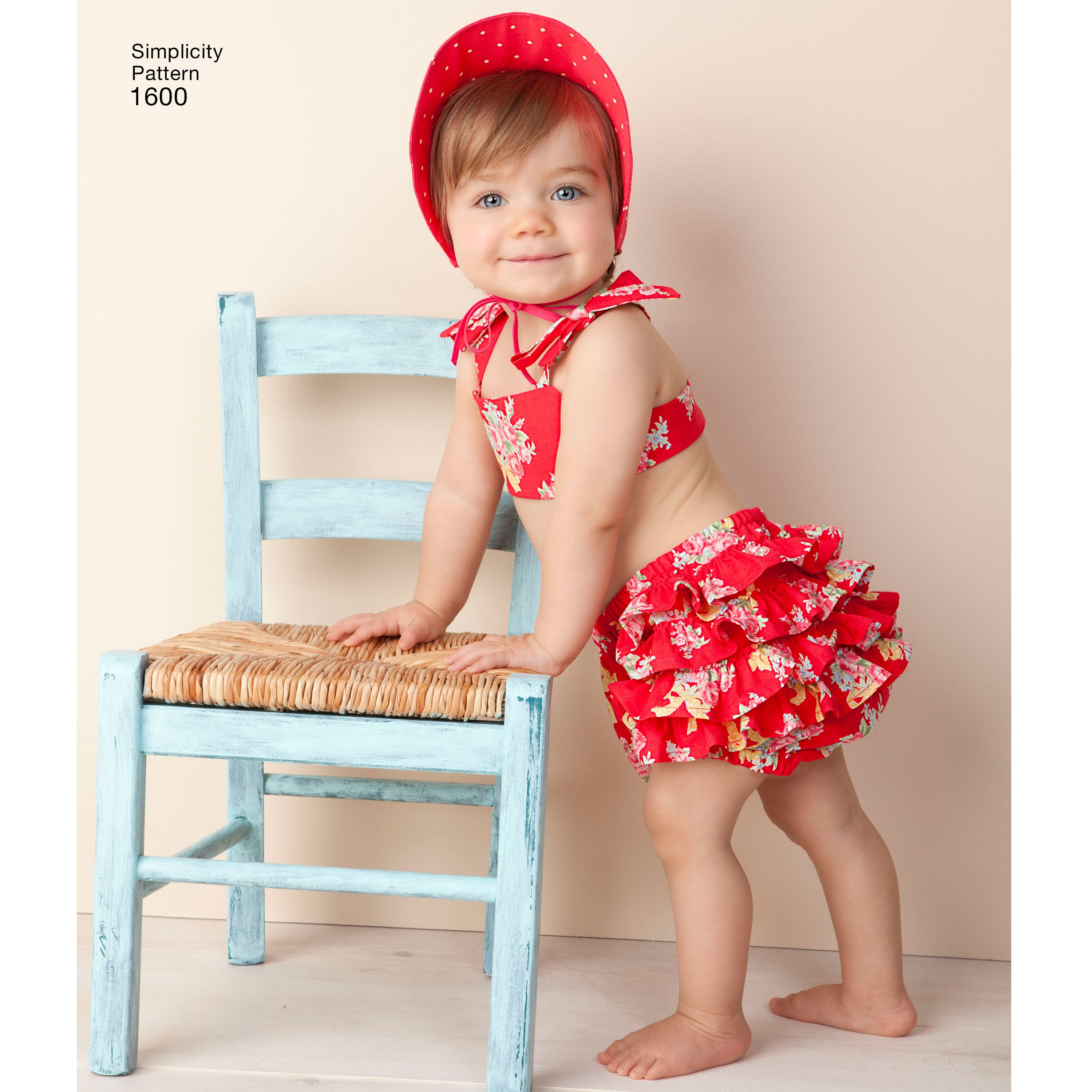 Simplicity Sewing Pattern 1600 Babies' Vintage Romper Set