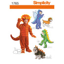 Simplicity Sewing Pattern 1765 Child's and Dog Costumes-1