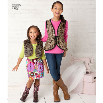 Simplicity Sewing Pattern 1786 Learn to Sew Child's & Girls' Sportswear - 0