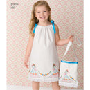 Simplicity Sewing Pattern 2391 Child's vintage pillow case fashion-3