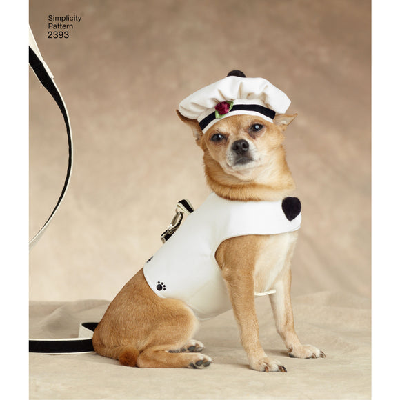 Simplicity Sewing Pattern 2393 Dog Clothes