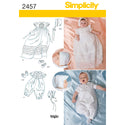 Simplicity Sewing Pattern 2457 Babies' Special Occasion