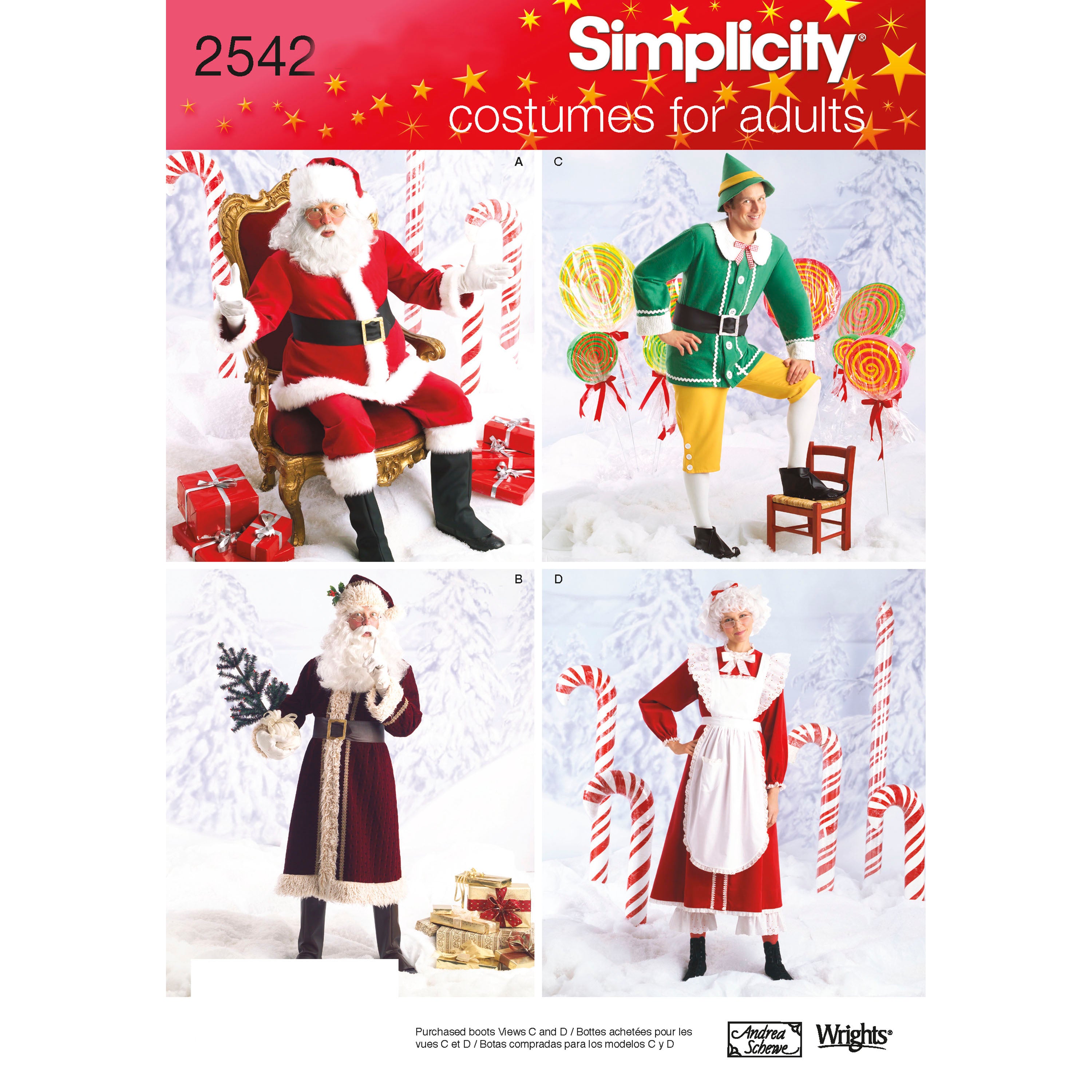 Simplicity Sewing Pattern 2542 Adult Costumes