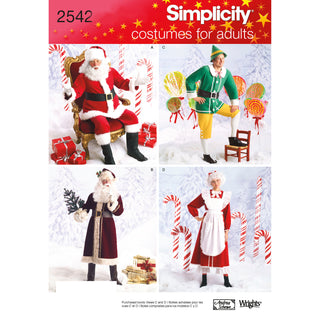 Simplicity Sewing Pattern 2542 Adult Costumes