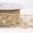 Embroidered Tulle Trim 1 meter-8