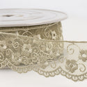 Embroidered Tulle Trim 1 meter