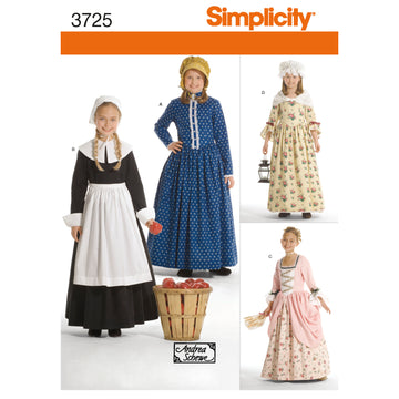 Simplicity Sewing Pattern 3725 Child's & Girl's Costumes - 0