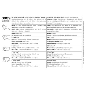 Simplicity Sewing Pattern 3939 Crafts - 0