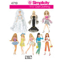 Simplicity Sewing Pattern 4719 Doll Clothes-2