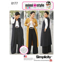 Simplicity Sewing Pattern 8177 Mimi G Style Trousers, Coat or Vest, and Knit Top for Miss and Plus Sizes-1