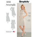 Simplicity Pattern 8258 Misses' and Plus Size Amazing Fit Dress-1
