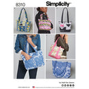 Simplicity Pattern 8310 Quilted Bags in Three Sizes-1