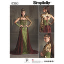 Simplicity Pattern 8363 Misses' Fantasy Ranger Costume-1