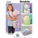 Simplicity Pattern 8403 Stuffed Kitties