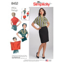 Simplicity Sewing Pattern 8452 Misses' Vintage Knit Blouse-1