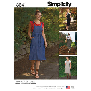 Simplicity Sewing Pattern 8641 Misses' Jumper Dress