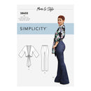 Simplicity Sewing Pattern 8655 Mimi G High Waisted Trousers and Tie Top-1