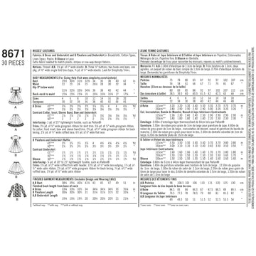 Patrón de costura Simplicity 8671 Vestidos de noche para señoras - 0