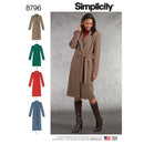 Simplicity Sewing Pattern 8796 Misses/ Petite Lined Coat-1