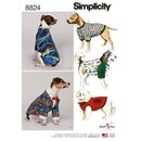 Pattern 8824 Dog Coats in Three Sizes-1