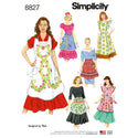 Pattern 8827 Misses' Aprons