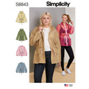 Simplicity Pattern S8843 Misses' Casual or Anorak Jacket-1