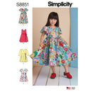 Simplicity Pattern S8851 Child's Dresses-1