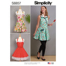 Simplicity Pattern S8857 Misses' Aprons-1