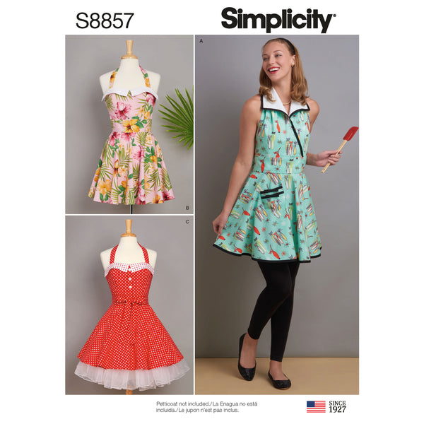 Simplicity Pattern S8857 Misses' Aprons