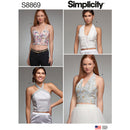 Simplicity Sewing Pattern S8869 Misses' Lined Tops-1