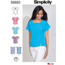 Simplicity Sewing Pattern S8883 Misses' Tops-1