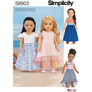 Simplicity Sewing Pattern S8903 18" Doll Clothes-1