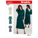 Simplicity Sewing Pattern S9010 Misses' Dresses with Length Variation-1