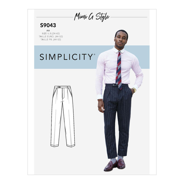 S8957, Simplicity Sewing Pattern Misses' Slim Leg Pant with Variations