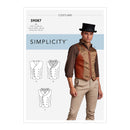 Simplicity Sewing Pattern S9087 Men's Steampunk Corest Waistcoat-1