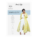 Simplicity Sewing Pattern S9114 Misses' Dress, Top & Trousers-1