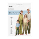 Simplicity Sewing Pattern S9129 Unisex Sleepwear-1