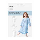 Simplicity Sewing Pattern S9216 Children's Robe, Gowns, Top and Trousers-1