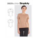 Simplicity Sewing Pattern S9229 Misses' Knit Tee Shirt-1