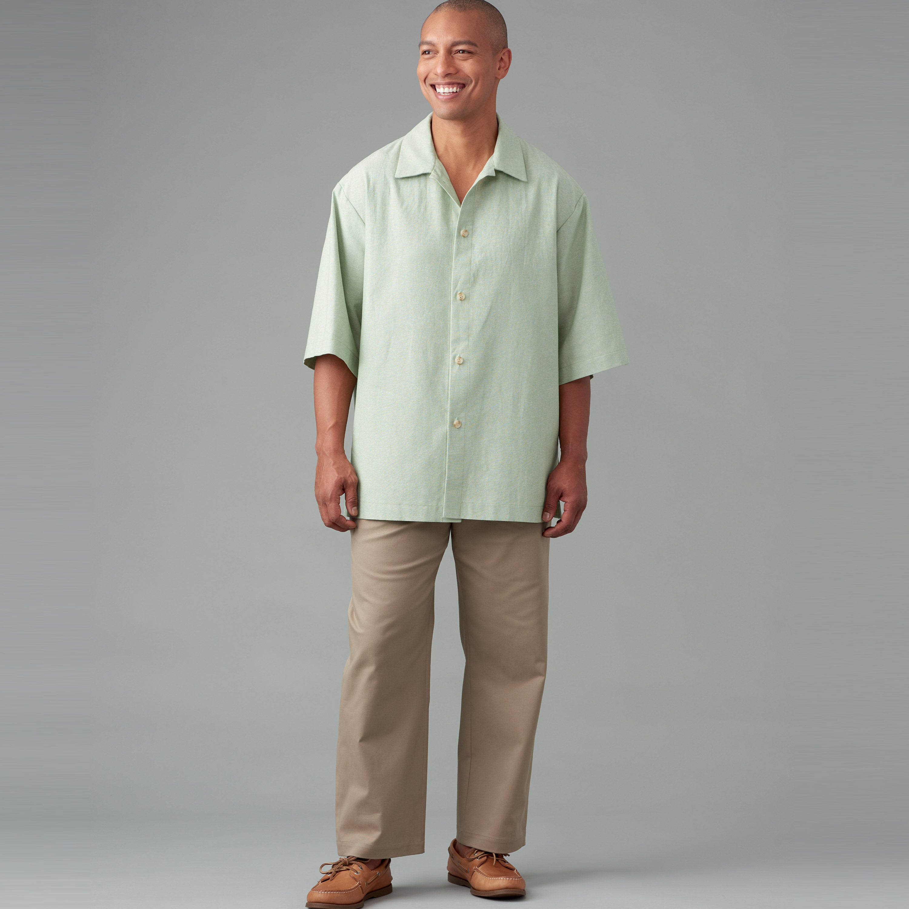 Simplicity Sewing Pattern S9279 Men's Shirt In Two Lengths, Trousers and Shorts - 0