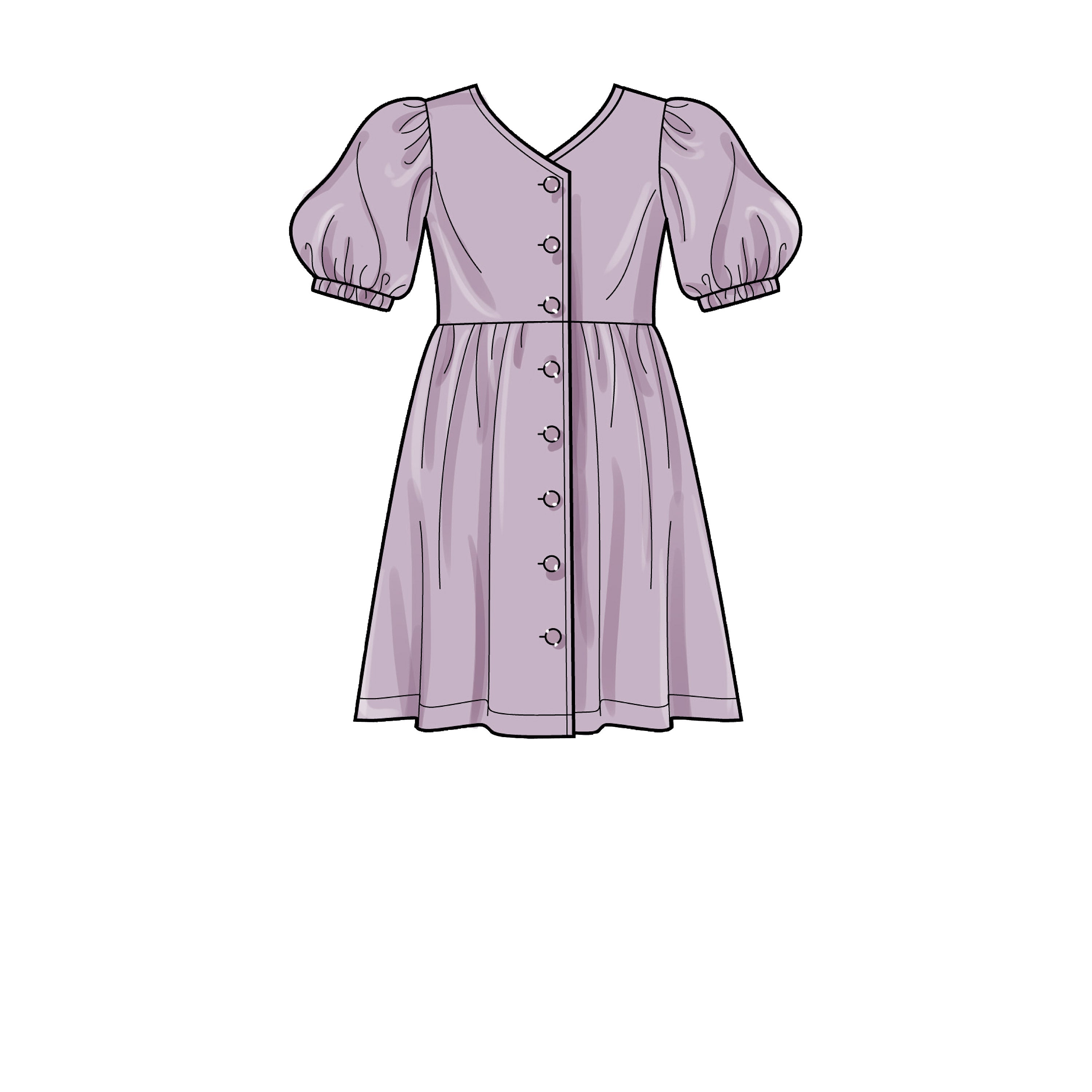 Simplicity Sewing Pattern S9281 Girls' Dresses, Top and Trousers