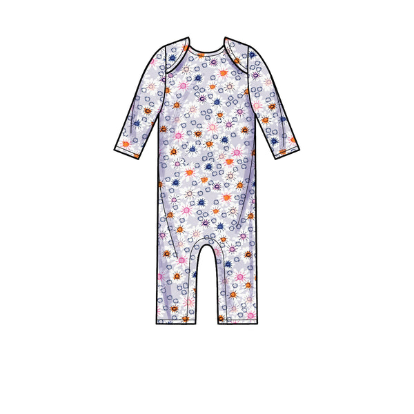 Simplicity Sewing Pattern S9282 Babies' Dress, Romper and Nappy Cover-up.